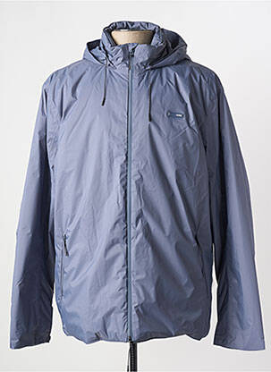 Parka col col montant bleu RAINS homme