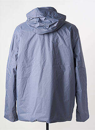 Parka col col montant bleu RAINS homme