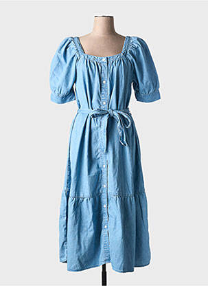 Robe mi-longue bleu LEVI'S femme