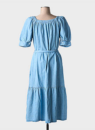 Robe mi-longue bleu LEVI'S femme