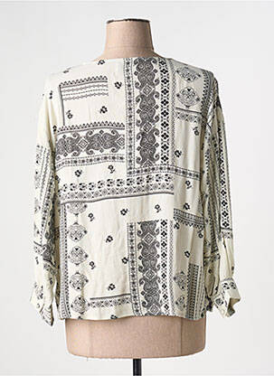 Top col v beige VILA femme