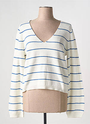 Pull col v blanc VILA femme