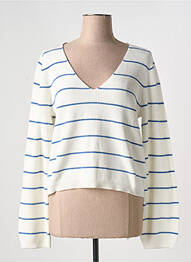 Pull col v blanc VILA femme