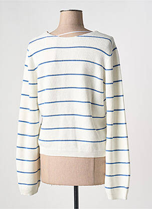 Pull col v blanc VILA femme