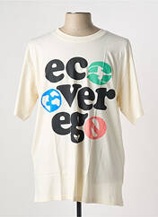 T-shirt blanc ADIDAS pour homme seconde vue