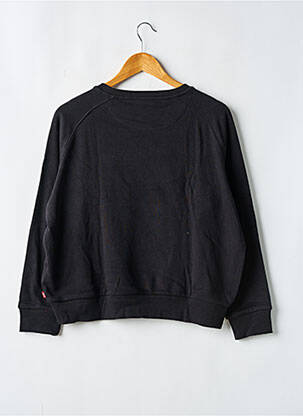 Sweat-shirt col rond noir LEVI'S fille