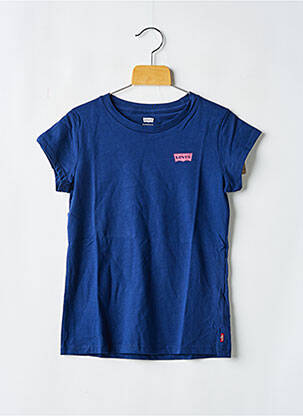 T-shirt col rond bleu LEVI'S fille