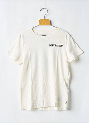 T-shirt col rond blanc LEVI'S garçon