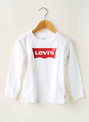 T-shirt col rond blanc LEVI'S garçon