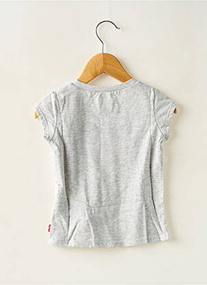 T-shirt col rond gris LEVI'S fille