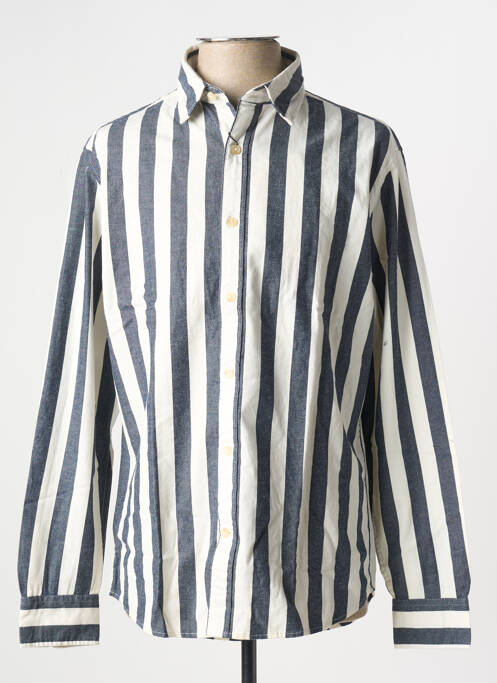 Chemise manches longues bleu SELECTED pour homme