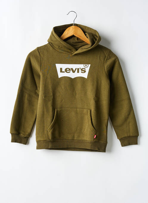 Sweat-shirt à capuche vert LEVIS pour garçon