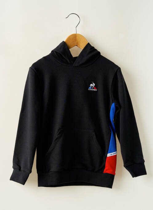 Sweat-shirt à capuche noir LE COQ SPORTIF pour enfant