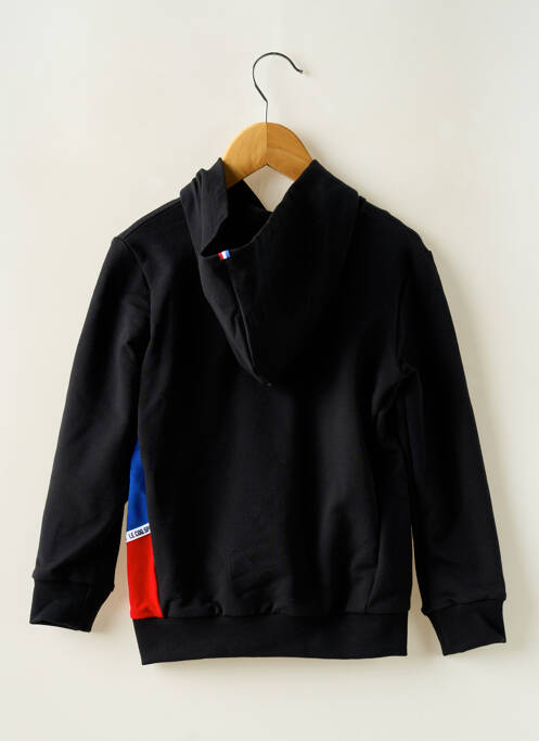 Sweat-shirt à capuche noir LE COQ SPORTIF enfant