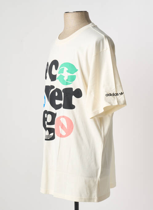 T-shirt blanc ADIDAS homme