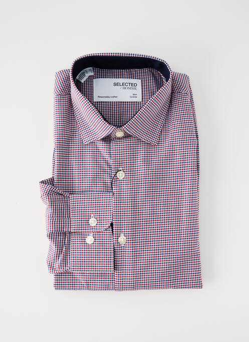 Chemise manches longues bleu SELECTED pour homme