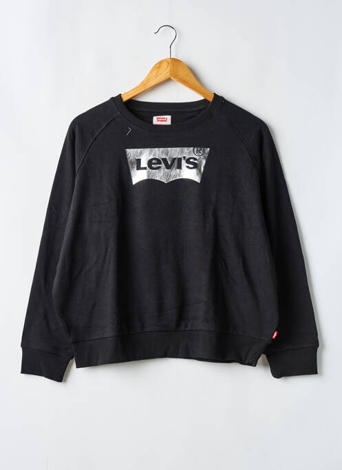 Sweat-shirt noir LEVIS pour fille