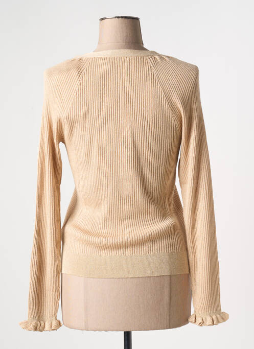 Gilet manches longues beige VILA femme