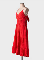 Robe mi-longue rouge VILA pour femme seconde vue