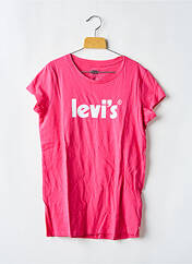 T-shirt rose LEVIS pour fille seconde vue
