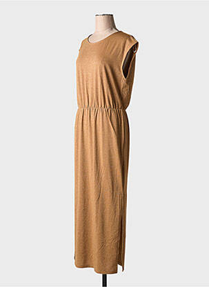 Robe longue marron VILA femme
