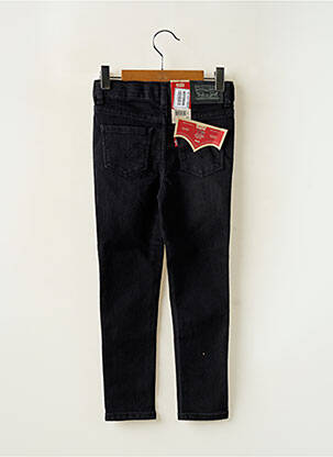 Jeans coupe slim noir LEVI'S fille