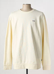 Sweat-shirt col rond blanc VANS homme