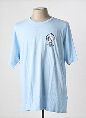 T-shirt col rond bleu VANS homme
