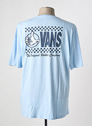 T-shirt col rond bleu VANS homme