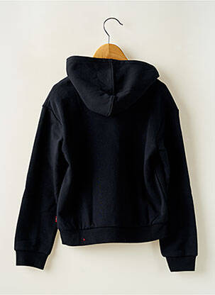 Sweat-shirt à capuche col rond noir LEVI'S fille