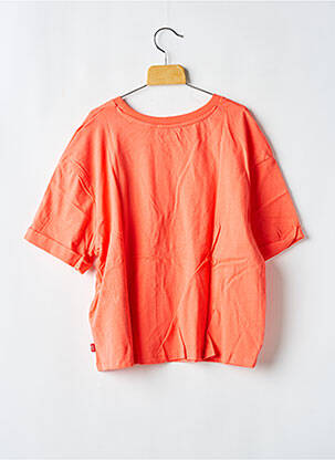 T-shirt col rond orange LEVI'S fille
