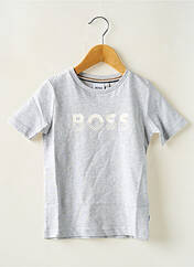 T-shirt gris HUGO BOSS pour garçon seconde vue