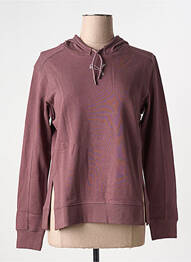 Sweat-shirt à capuche col rond violet PUMA femme