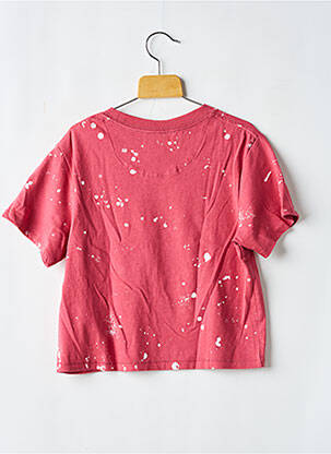 T-shirt col rond rouge LEVI'S fille