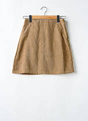 Mini-jupe marron VILA pour femme seconde vue