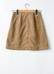 Mini-jupe marron VILA pour femme seconde vue