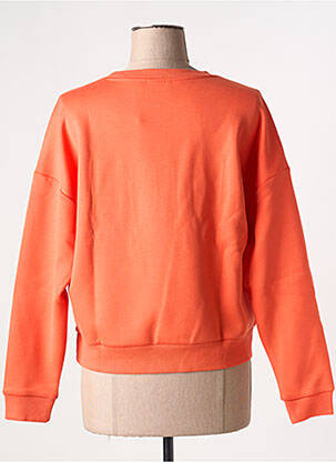 Sweat-shirt col rond orange VILA femme