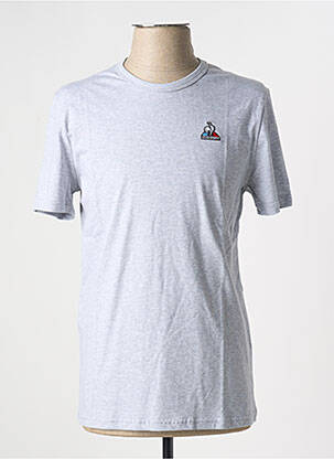 T-shirt col rond gris LE COQ SPORTIF homme