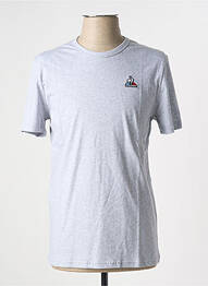 T-shirt col rond gris LE COQ SPORTIF homme