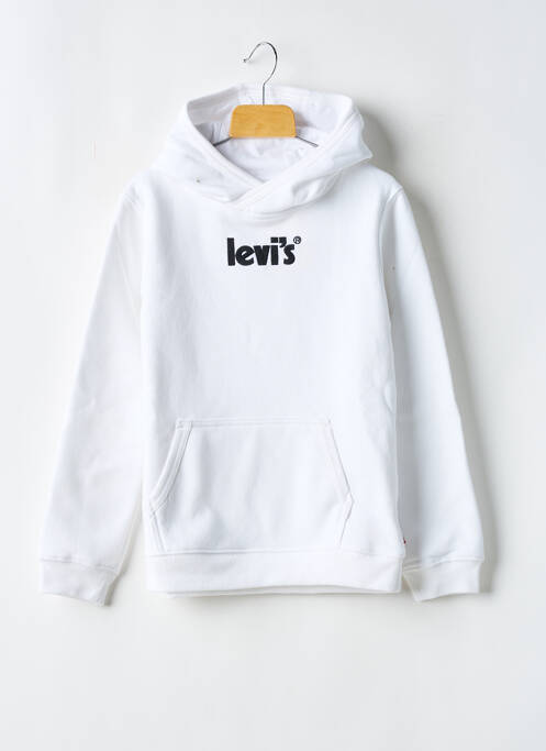 Sweat-shirt à capuche blanc LEVIS pour garçon