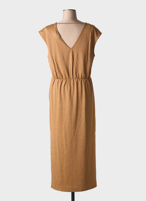 Robe longue marron VILA femme
