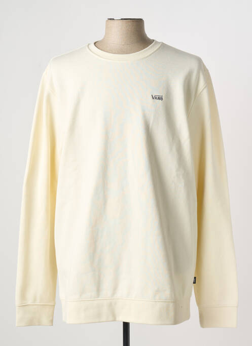 Sweat-shirt blanc VANS pour homme