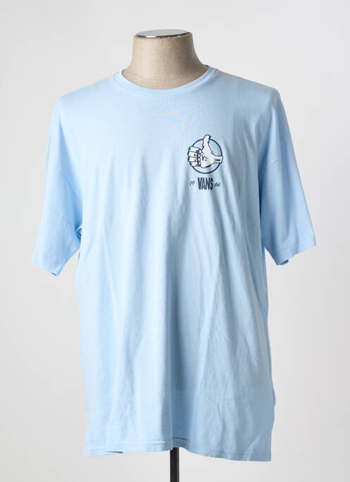 T-shirt bleu VANS pour homme
