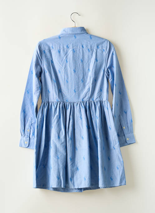 Robe mi-longue bleu RALPH LAUREN fille