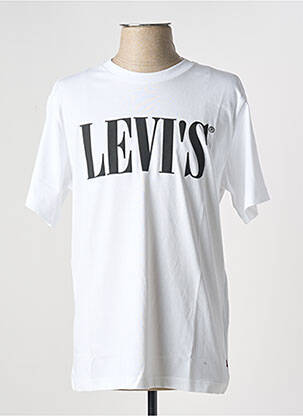 T-shirt col rond blanc LEVI'S homme