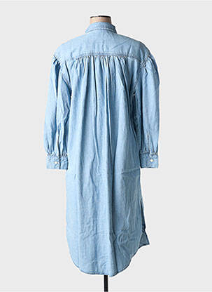 Robe mi-longue col v bleu LEVI'S femme