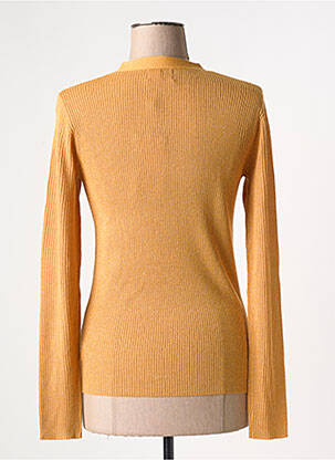 Pull col v jaune THE KORNER femme