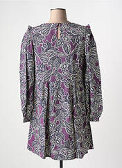 Robe courte violet GRACE & MILA pour femme seconde vue