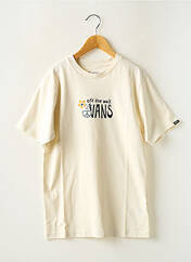 T-shirt blanc VANS pour garçon seconde vue