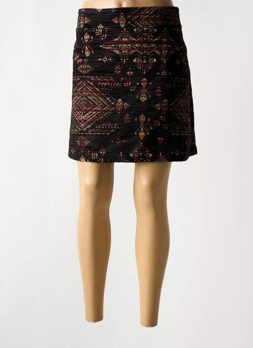 Mini-jupe noir LA FEE MARABOUTEE pour femme